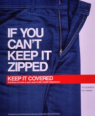 If you can't keep it zipped: keep it covered