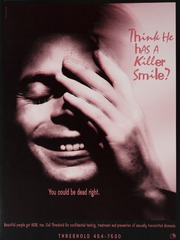 Think he has a killer smile?: you could be dead right