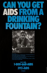 Can you get AIDS from a drinking fountain?