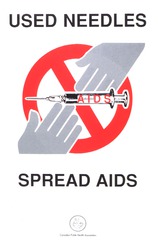 Used needles spread AIDS
