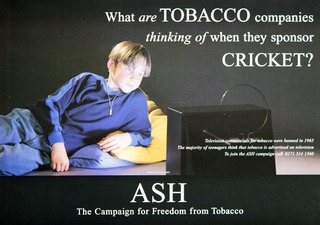What are tobacco companies thinking of when they sponsor cricket?
