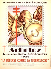 Achetez le nouveau timbre antituberculeux, 1936: la défense contre la tuberculose