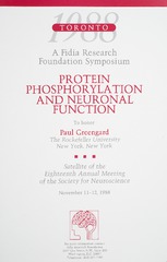 Protein phosphorylation and neuronal function