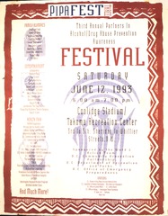 PIPAFest Three: third annual Partners in Alcohol/Drug Abuse Prevention Awareness Festival : Saturday, June 12, 1993, 6:00 a.m.-7:00 p.m., Coolidge Stadium/Takoma Recreation Center