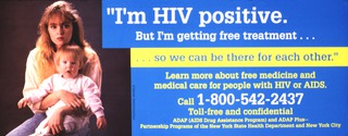 I'm HIV positive: but I'm getting free treatment-- so we can be there for each other