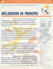 Declaration de principes