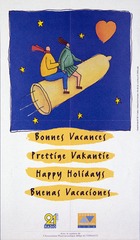 Bonnes vacances: Prettige vakantie = Happy holidays = Buenas vacaciones