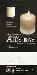A day without art: World AIDS Day candlelight procession