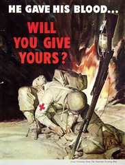 He gave his blood--will you give yours?