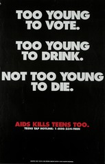 Too young to vote, too young to drink, not to young to die