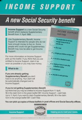 Income support a new social security benefit
