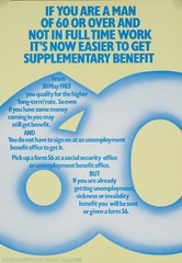 If you are a man 60 or over and not in full time work it's now easier to get supplementary benefit