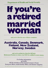 If you're a retired married woman