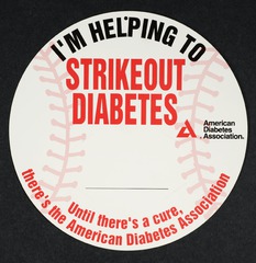 I'm helping to strikeout diabetes