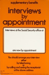 Supplementary benefits interviews by appointment