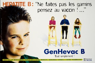 Hepatite B: "Ne faites pas les gamines pensez au vaccin!..."