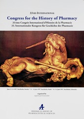 33rd International Congress for the History of Pharmacy