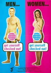 Men--get yourself checked out!: women--get yourself checked out!