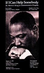 If I can help somebody: Dr. Martin L. King, Jr. commemorative program