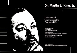 Dr. Martin L. King, Jr: 12th annual commemorative program-1984