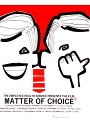 The Employee Health Service presents the film Matter of choice