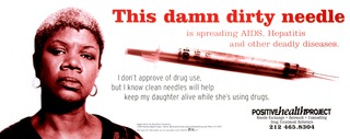 This damn dirty needle is spreading AIDS, Hepatitis and other deadly diseases