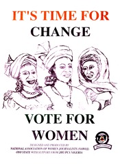 It's time for change: vote for women