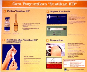 Cara penyuntikan "suntikan KB"