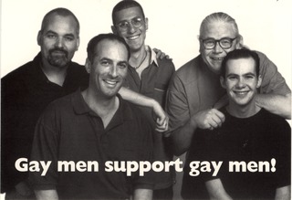 Gay men support gay men!