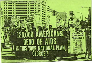 120,000 Americans dead of AIDS.  Is this your national plan George?