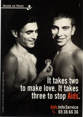 It takes two to make love.  It takes three to stop AIDS