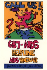 Call us! 687-AIDS helpline.  AIDS Vancouver