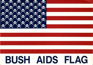 Bush AIDS flag