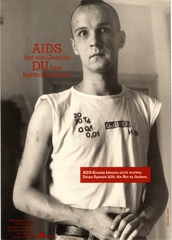 AIDS hat ein gesicht du bist herausgefordert