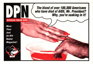 The blood of over 100,000 Americans who have died of AIDS