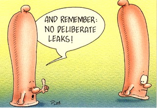 And remember: no deliberate leaks!