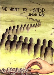 We want to stop smoking