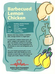 Barbecued lemon chicken