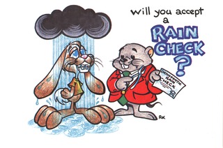 Will you accept a rain check?