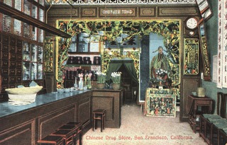 Chinese drug store, San Francisco, California
