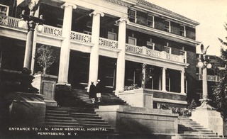 Entrance to J.N. Adam Memorial Hospital, Perrysburg, N.Y