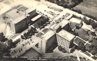 Aerial view, St. Therese Hospital