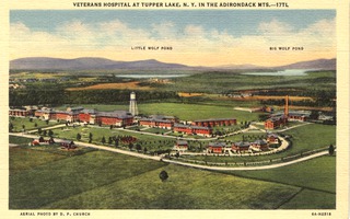 Veterans Hospital at Tupper Lake, N.Y. in the Adirondack Mts