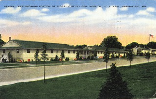 General view showing portion of bldgs, OReilly Gen. Hospital