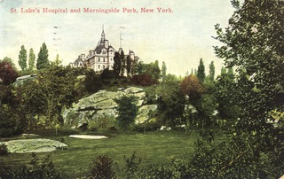 St. Lukes Hospital and Morningside Park, New York
