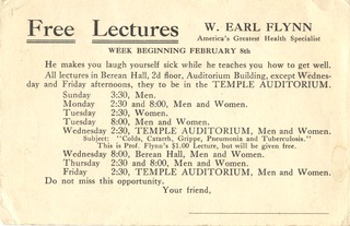 Free lectures  by W. Earl Flynn