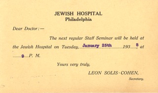 Jewish Hospital, Philadelphia