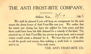 The anti frost-bite company