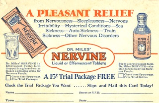 Dr. Miles Nervine liquid or effervescent tablets