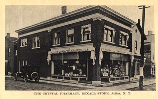 The Crystal Pharmacy, Rexall store, Attica, N.Y